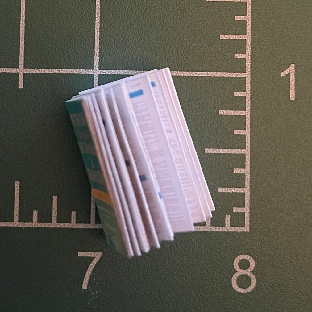 Miniature REAL Thesaurus and Dictionary sters With Real Interior