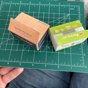 Miniature Packages Bundle miniature Pet Supplies 1:12 Scale Shipping Boxes PDF Digital Download Various Sizes