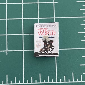 Miniature Book Sci-Fi Fantasy WOT Eye of the World Miniature. 1:12th Scale DIGITAL DOWNLOAD