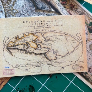 12th Scale Miniature Map Collection - Puppenhaus Antique Maps PDF DIGITAL DOWNLOAD