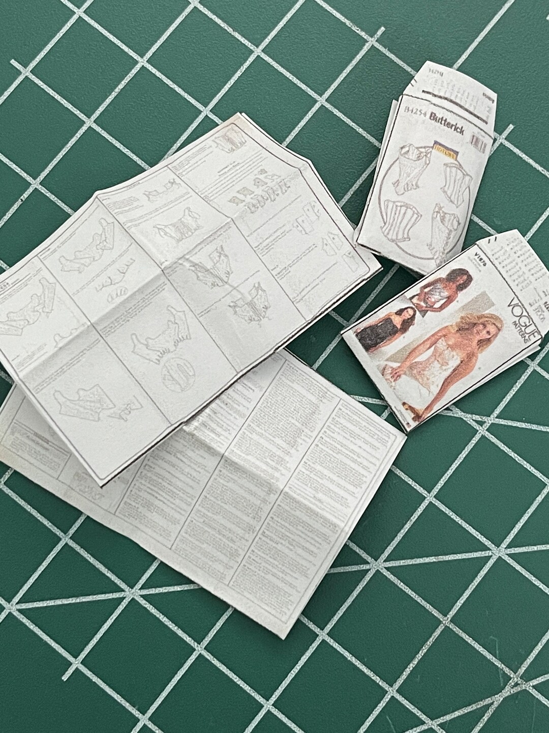 Miniature Sewing Accessories, Patterns, PDF Digital Download 1:12th ...