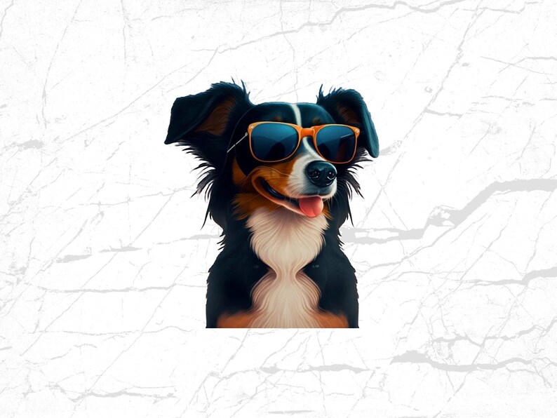 Happy Dog With Sunglasses, Dogs Png, Dogs Overlay, Puppy Png, Png Files ...