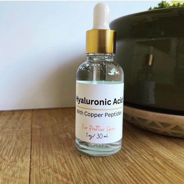 Hyaluronic Acid with Triple Copper Peptides, wrinkles, skin care