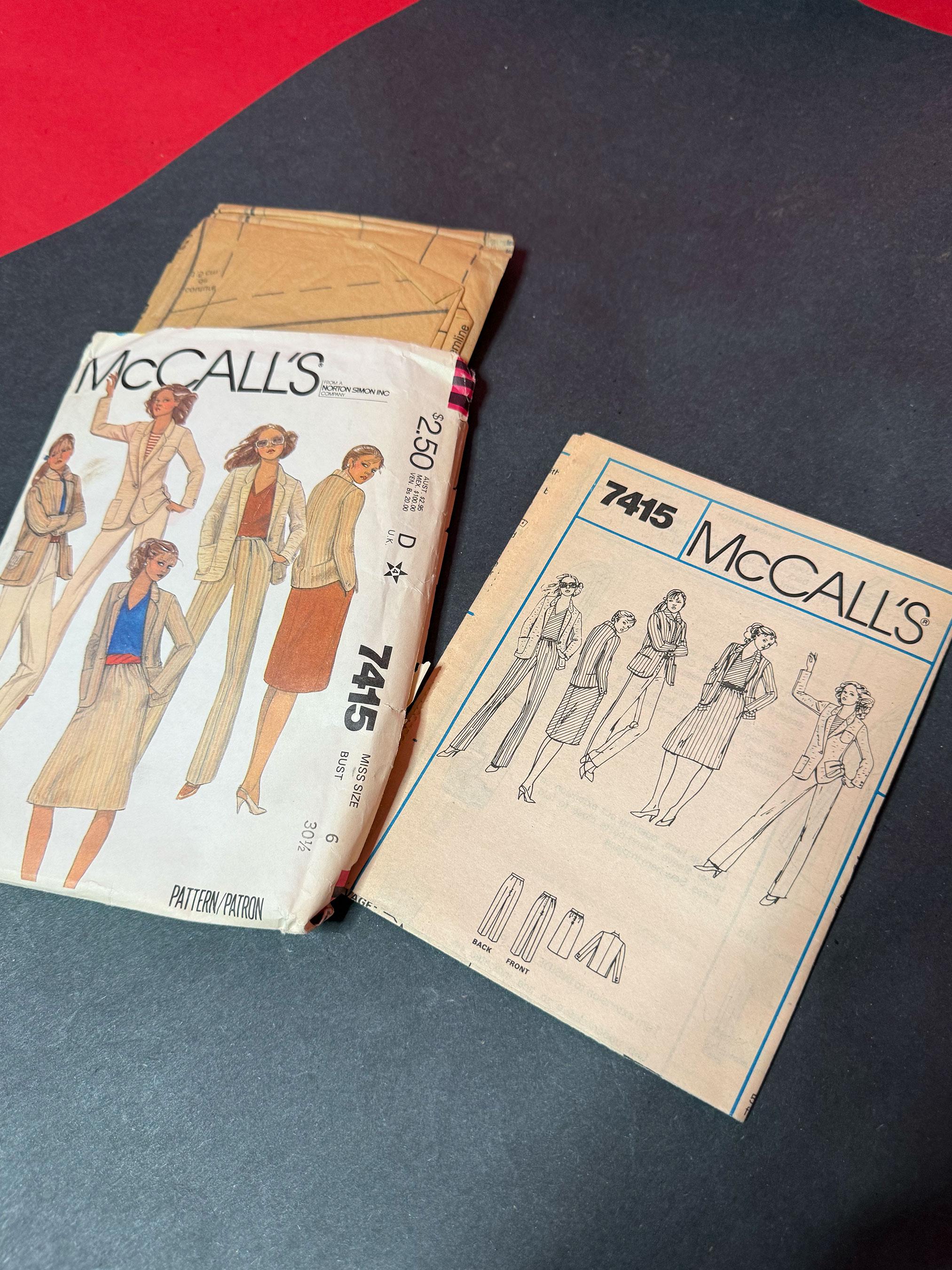 1970s Sewing Pattern Archive | Stretch & Sew, Mccall's, Simplicity - Etsy