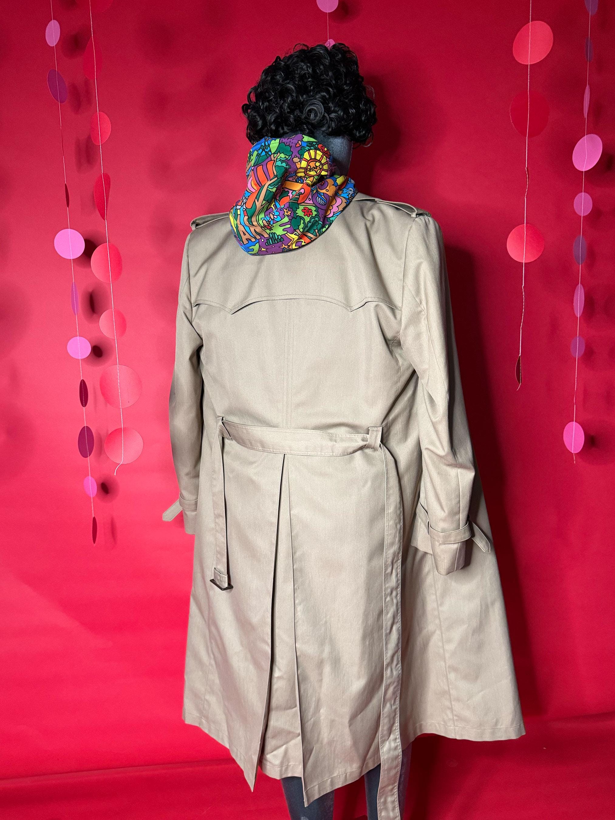 Vintage Christian Dior Monsieur Trench Coat – 1980s Classic Paris