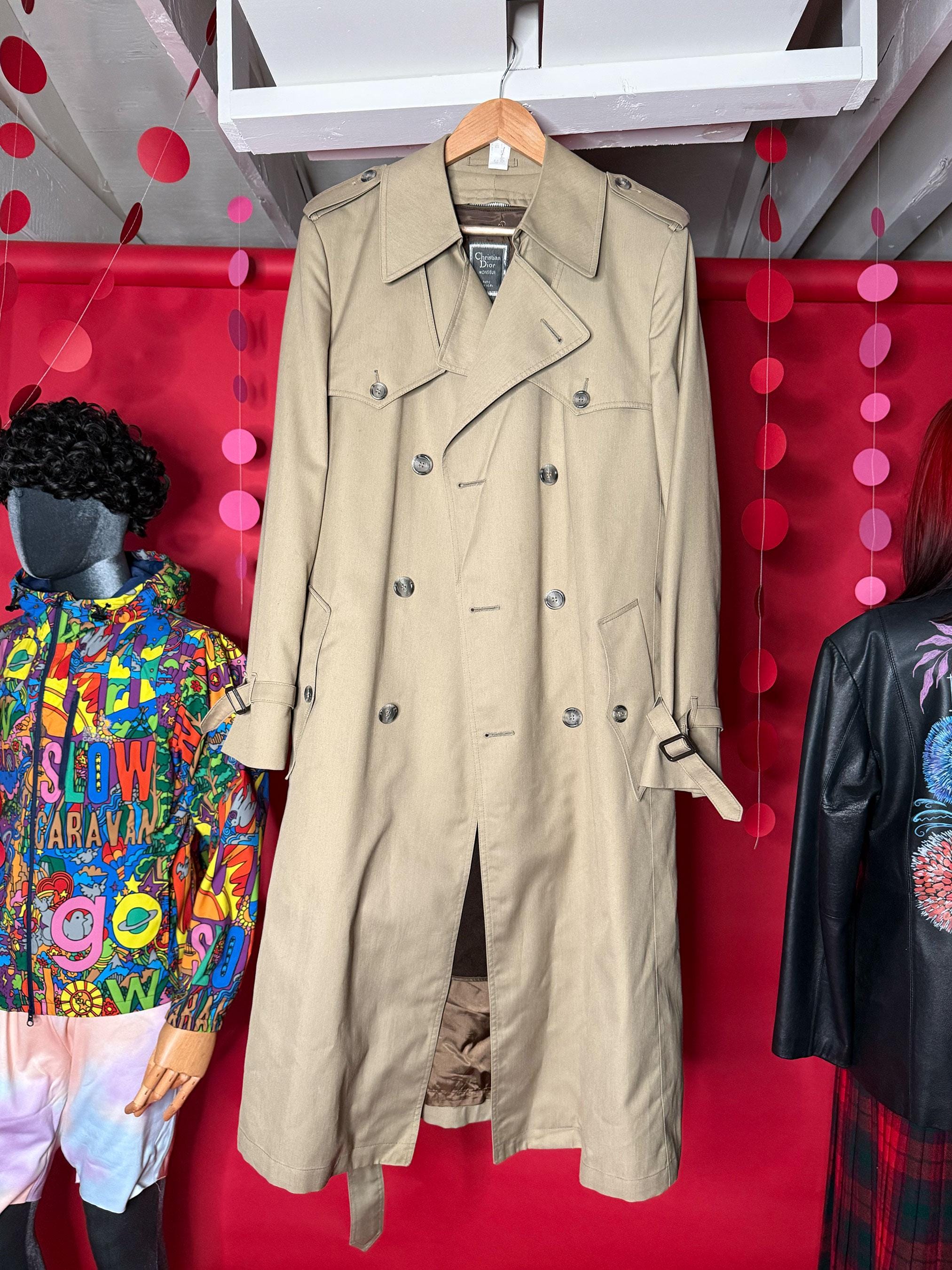 【second様】Christian Dior Monsieur80sトレンチ Vintage Christian Dior Monsieur Trench Coat – 1980s Classic Paris