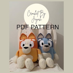 Heeler Dog Crochet Pattern