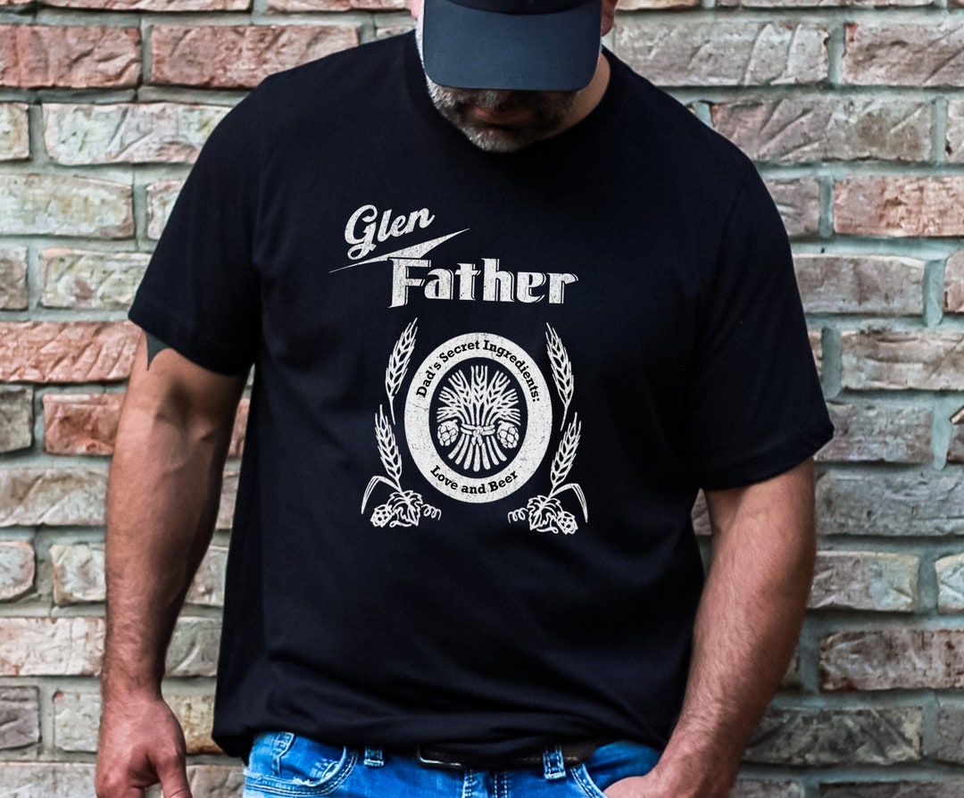 Miller Lite Father's Love and Beer Personalized Custom Tshirt Gift for Father's Day, Father's