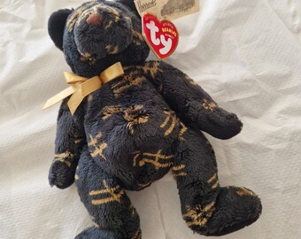 RARE Black Harrods Exclusive Starlight Ty Beanie Baby