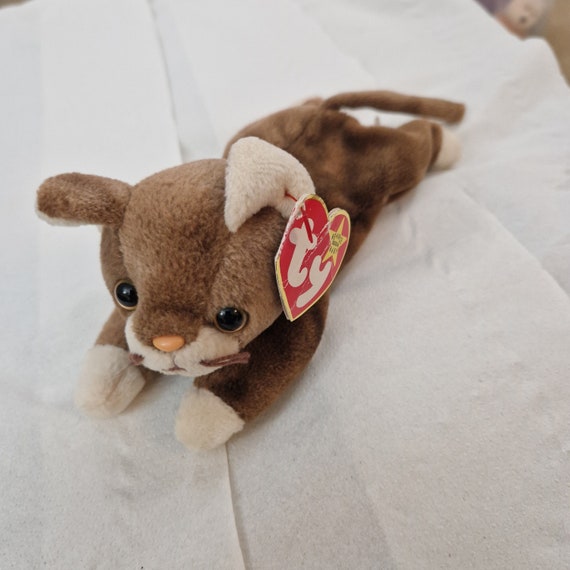 RARE POUNCE the Cat Ty Beanie Baby