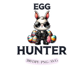 Egg Hunter Png | Happy Easter PNG | Easter egg hunt | Easter Bunny SVG | Easter Png | Rabbit PNG Eggs Png Sublimation Design Commercial use