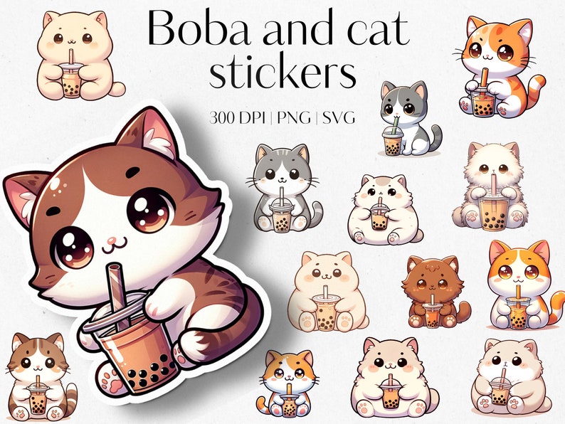 21 Cricut Stickers Clipart Sticker PNG Bundle Printable Clipart