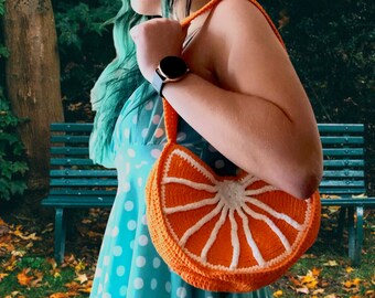 Apple Tote Bag | Granny Square Bag | Crochet Apple Keychain | Bag