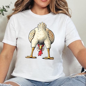 Funny Chicken T-Shirt: Farm Animal Lover Gift
