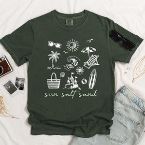 Comfort Colors Sun Salt Sand Shirt: Garment-Dyed Vacation Tee image 5