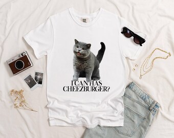 Ich kann habe Cheezburger Katzen-Shirt - Komfort-Farben-T-Stück