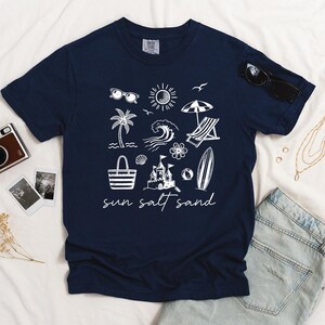 Comfort Colors Sun Salt Sand Shirt: Garment-Dyed Vacation Tee image 7