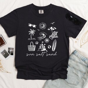 Comfort Colors Sun Salt Sand Shirt: Garment-Dyed Vacation Tee image 3