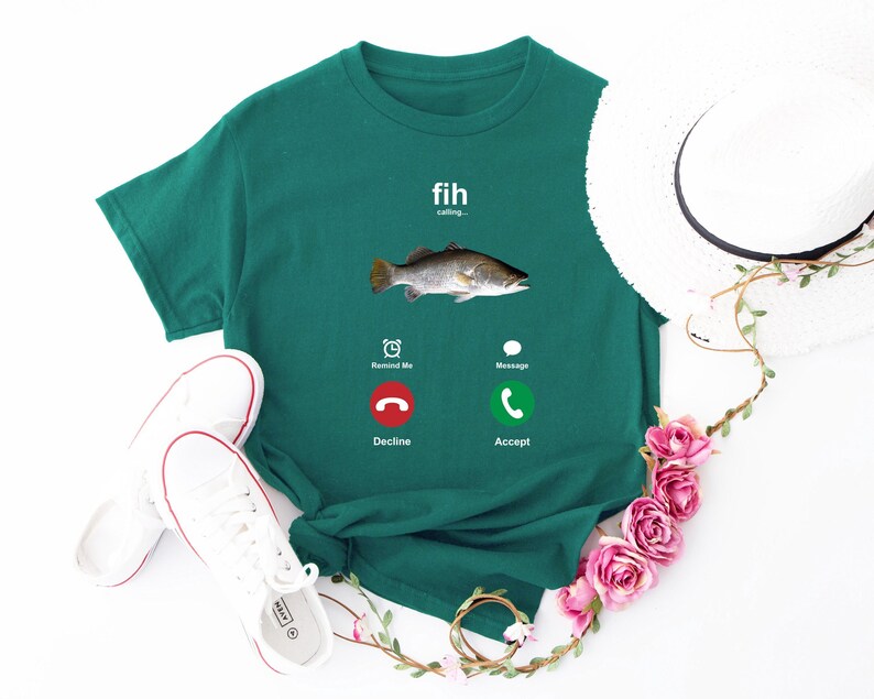 Camiseta divertida con mensaje de pez, camiseta irónica con meme de pez, camiseta sarcástica para pantalla de llamada entrante, ropa con estética extraña, camiseta humorística de pesca imagen 6