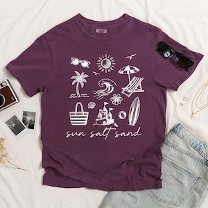 Comfort Colors Sun Salt Sand Shirt: Garment-Dyed Vacation Tee image 8