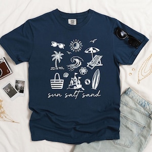 Comfort Colors Sun Salt Sand Shirt: Garment-Dyed Vacation Tee image 4