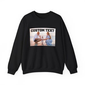 Custom Photo Sweatshirt: Personalized Hoodie, Photo Gift