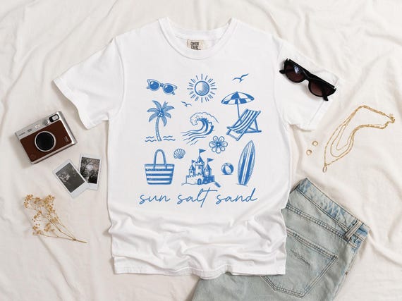 Comfort Colors Sun Salt Sand Shirt: Garment-Dyed Vacation Tee