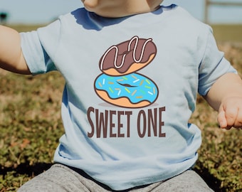 Sweet One Donut Family Matching Birthday Shirts, Donut Theme 1st Birthday Outfit Boy, Donut First Birthday Mom Dad Shirts, Baby Girl TShirt