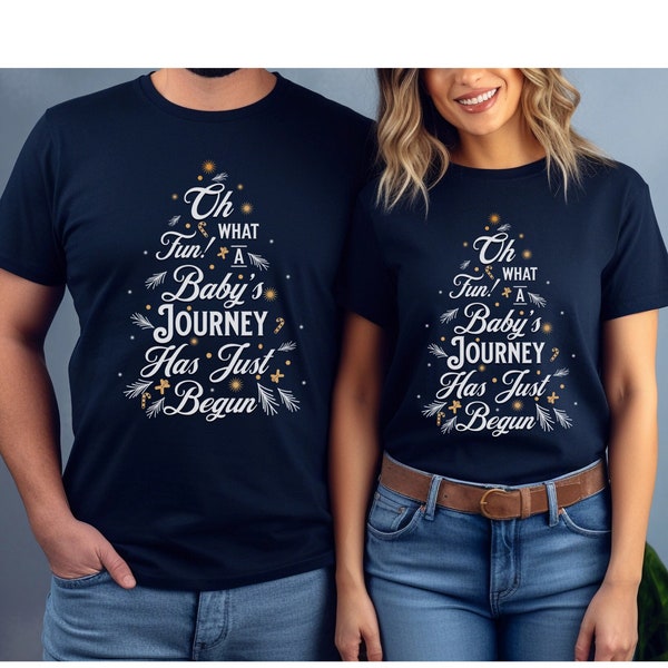 Couples Christmas Pregnancy Reveal Shirt, Holiday Pregnancy Announcement, xmas Matching Couple Pajama, Winter Baby Coming, Maternity Clothes