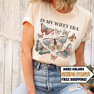 Wifey Shirt Gift For Bride, Wifey Era TShirt, Wife T Shirt Bridal Shower Gift For Best Friend, Honeymoon Shirt For Her, Just Married Shirt