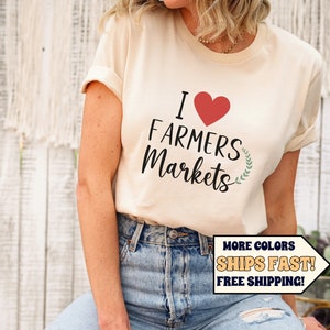 Farmers Market Shirt, Vegan Gift, Summer Shirt, Farm Lover Shirt, Festival Shirt, Foodie Gift, Farm Fresh Shirt, Farmer Gift, Gardener Gift
