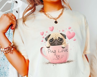 Dog Shirt, Pug Gift, Pug Shirt, Dog Mom Shirt, Pug Mom Gift, Pug TShirt, Comfort Colors Shirt, Pug Tee, Pug Birthday Gift, Dog TShirt, Pug