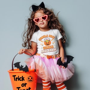 Funny Toddler Halloween Shirt Ghouls Just Wanna Have Candy Tee Fall Mommy and Me Outfit Mama Mini T-Shirt 1 2 3 Years Old Trick Or Treat Tee
