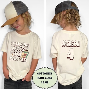 Golf Birthday Shirt Boy Golf Birthday Party Hole In One BDay Let&#39;s Par-Tee Golfer Shirt Funny Golf Tee Toddler Golf Outfit 1 2 3 4 Years Old