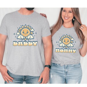 1st Trip Around the Sun Matching Birthday Family Party Shirt, Here Comes the Son First Bday T-Shirt, Sun Theme Birthday Outfit Baby Boy Girl