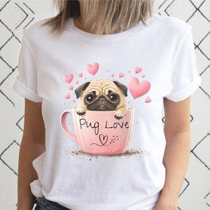 Pug Lover Shirt, Dog Lover Gift, Pug Gift For Her, Cute Dog Shirt Gift For Her, Dog People Shirt, Dog Owner Gift, Pug Mom Birthday Gift, Pug