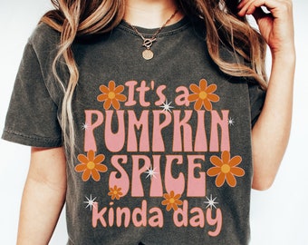 Pumpkin Spice Shirt, Fall Coffee Shirt, Retro Pumpkin Tee, Funny Fall Shirt, Comfort Colors Pumpkin Shirt, Latte Shirt, Funny Coffee Shirt