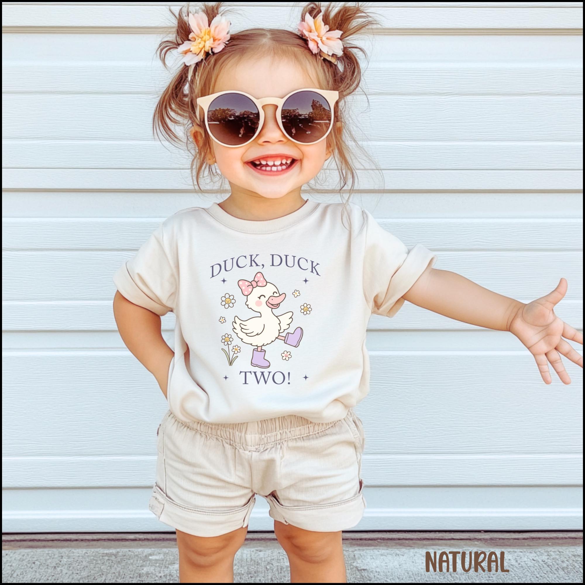 Toddler Girl 2nd Birthday Outfit - 'I'm Two Cute' Shirt & Tutu Skirt Set For Birthday Photos