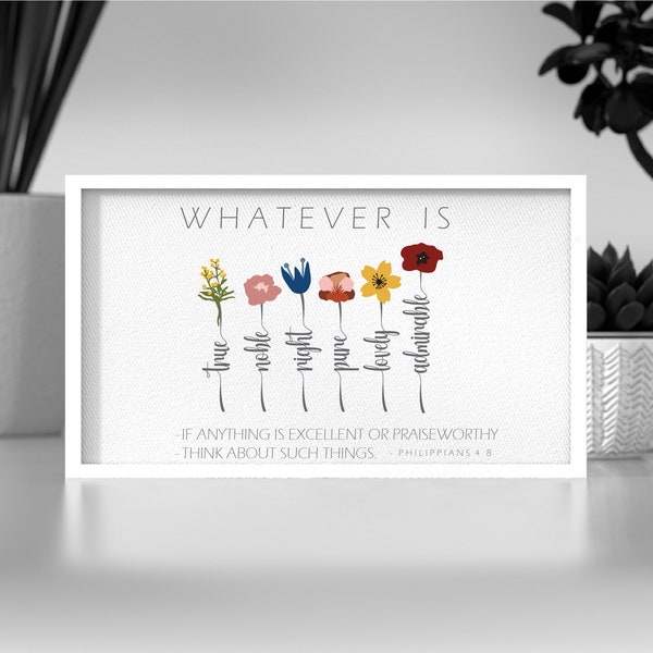 Long Whatever Is Pure Verse Sign Etsy long-whatever-is-pure-verse-sign-etsy