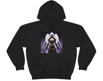 Sudadera con capucha Unisex Heavy Blend con Angel Graphic