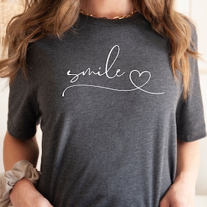 Cute Smile Shirt - Smiley Face Shirt - Happy Face Shirt - Happy Face For Men And Women - Comfort Colors - Positive Vibes T-shirt