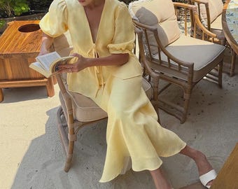 Europese zomerse tweedelige set | Soepelvallende resortkleding-outfit | Romantische bijpassende Cottagecore-set | Vakantierokset dames