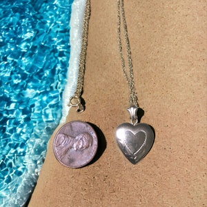 Gold filled heart locket, gold heart locket, heart locket and chain, heart locket