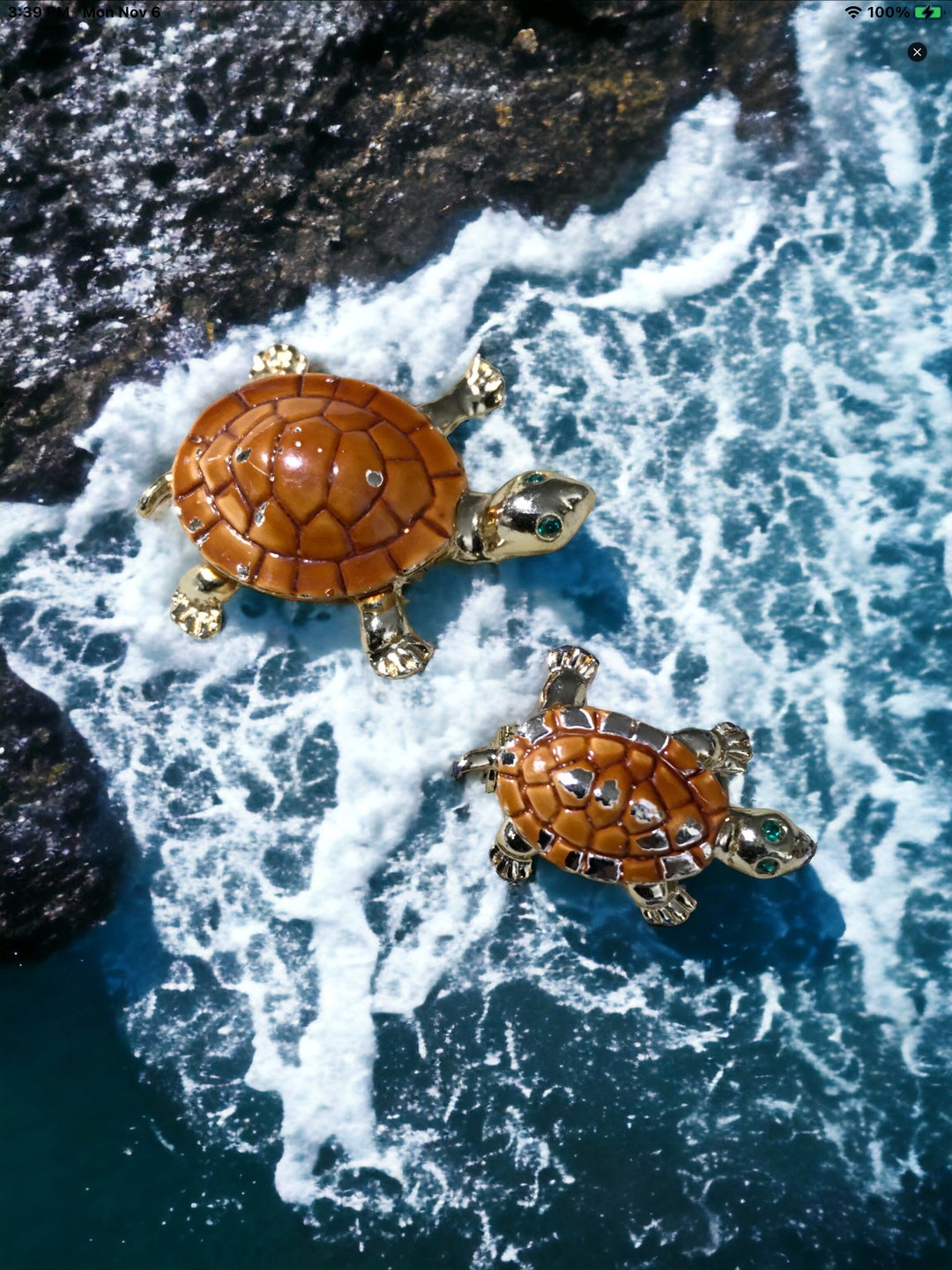 Turtle Pins, Turtle Brooches, Vintage Turtles, Vintage Jewelry, Vintage Brooches, Vintage Pins