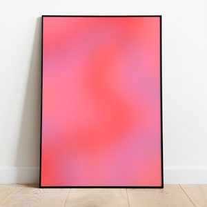 Gradient Wall Art, Positive Poster, Aura Spiritual Poster