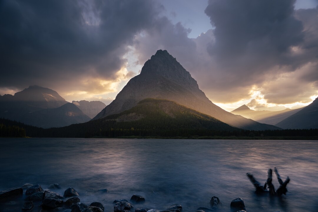 Grinnell Point Sun Rays. Digital Download - Etsy
