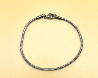 Armband Curly eingedreht Silber Edelstahl