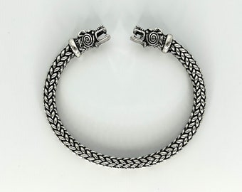 Stainless steel dragon bracelet