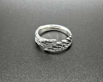 Flügel Ring, Drache, Flügelring, Stainless Steel, Schwingenring, Schmuck, Schmuckstück, Hingucker, Geschenk