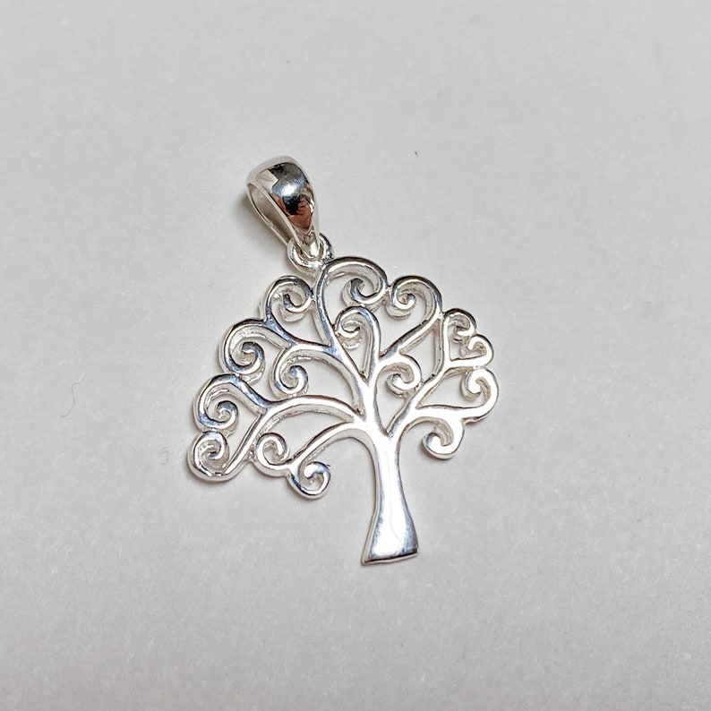 925 Sterling Silver Tree of Life Charm Pendant • Mother's Day Gift ...